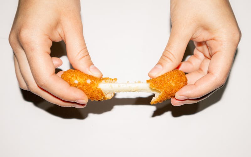 Mozzarella sticks appetizer at anthonys coal fired