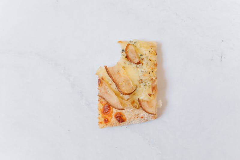 White pizza with truffle at Anthony's coal fired pizza