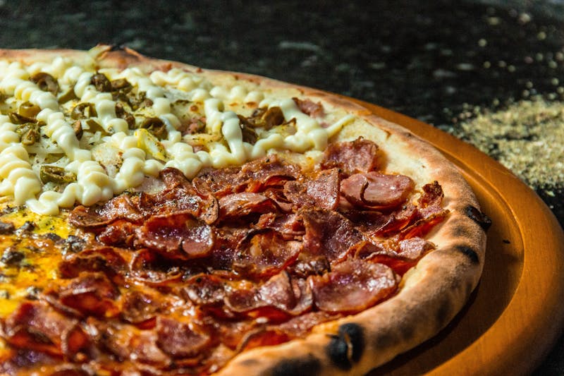Coal fired pizza catering event